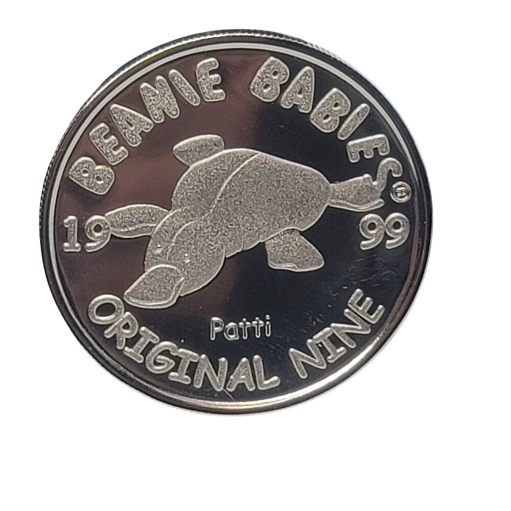 Beanie Babies 1999 Patti Original Commemorative Coin Official Club Collectible